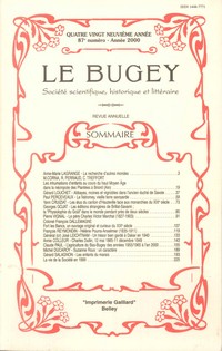 Revue Le Bugey n87