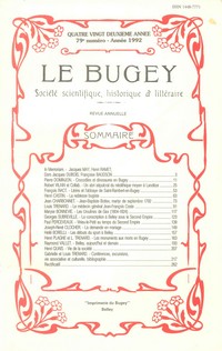 Revue Le Bugey n 79