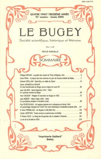Revue Le Bugey n91