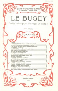 Revue Le Bugey n81