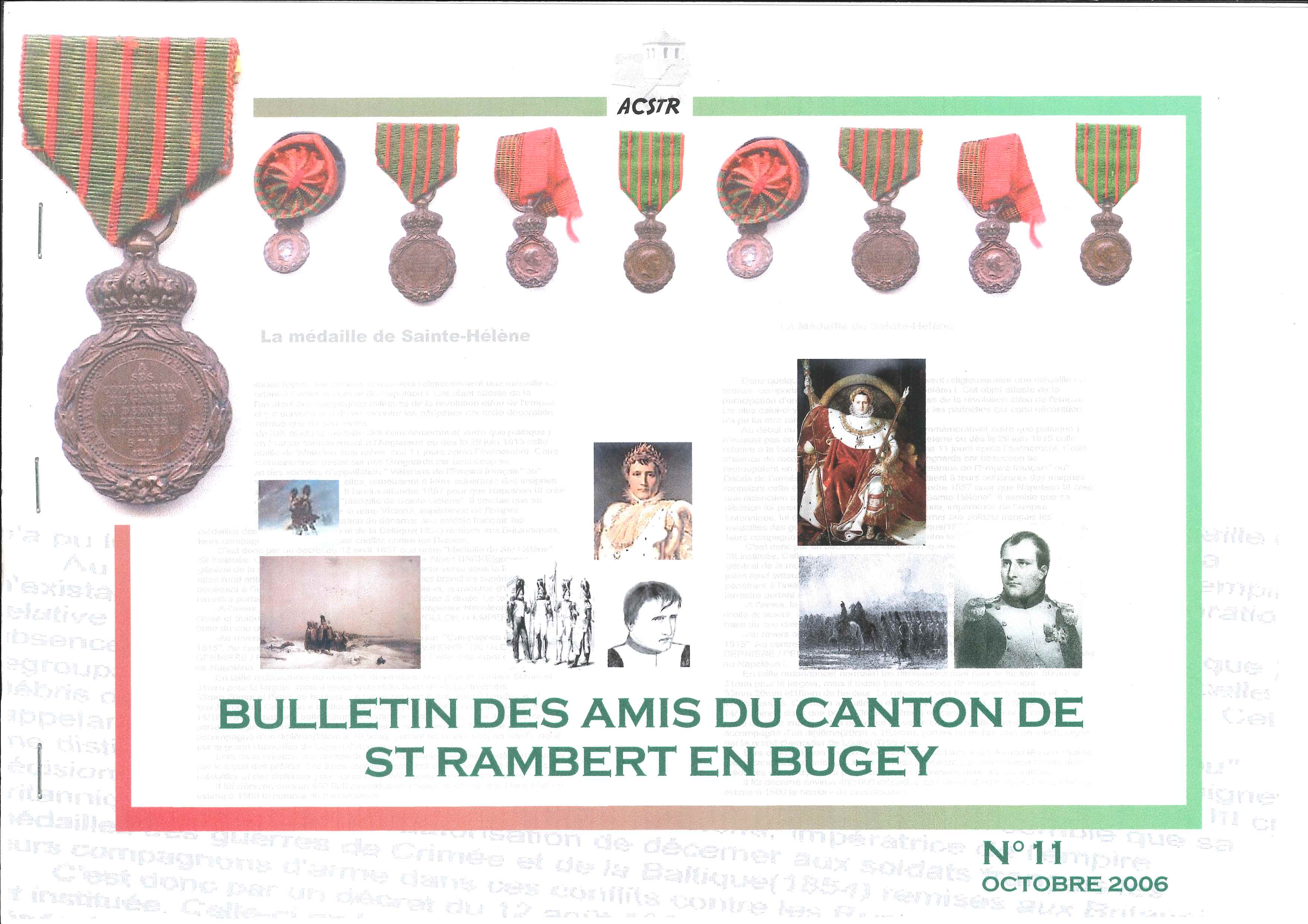 Bulletin des amis du canton de Saint Rambert en Bugey n11 