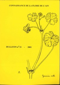 Bulletin n21 Connaissance de la flore de lAin 
