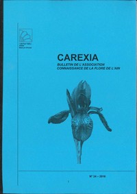 Bulletin n34 Carexia Connaissance de la flore de lAin 