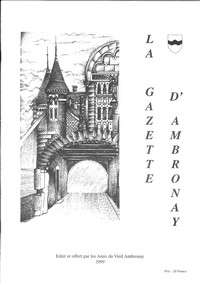 La Gazette dAmbronay 1999