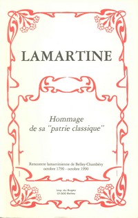 Lamartine Hommage de sa patrie classique