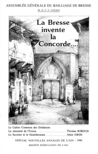 Nouvelles Annales de lAin 1990 La Bresse invente la Concorde