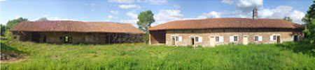 2005 : Vue panoramique (180°) de la ferme restaurée