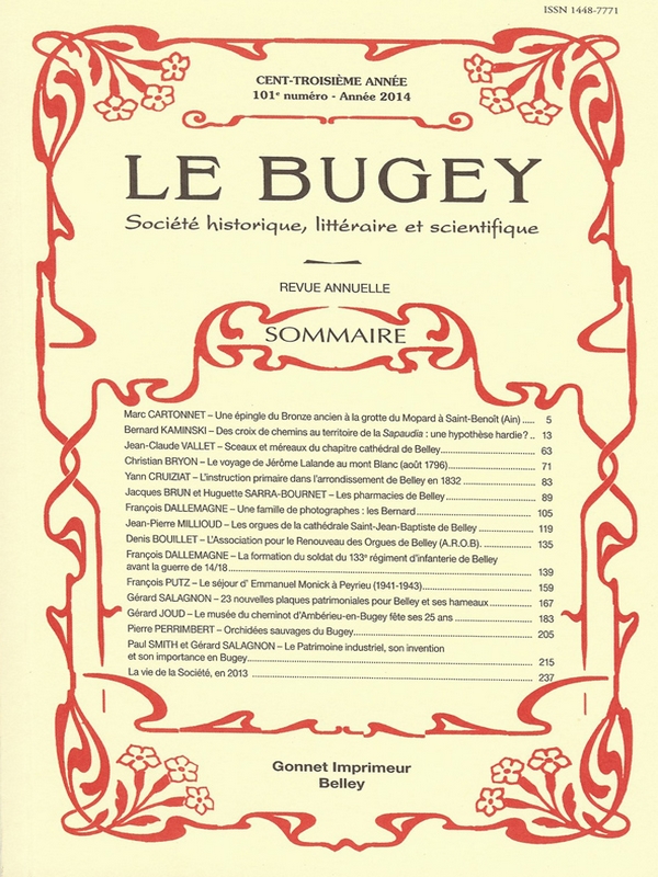 Revue – Le Bugey n°101