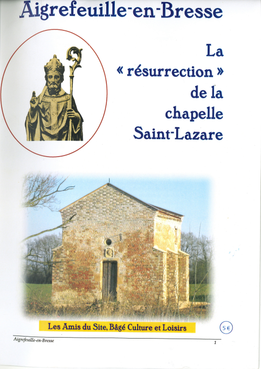 Aigrefeuille-en-Bresse, la résurrection de la chapelle Saint-Lazare