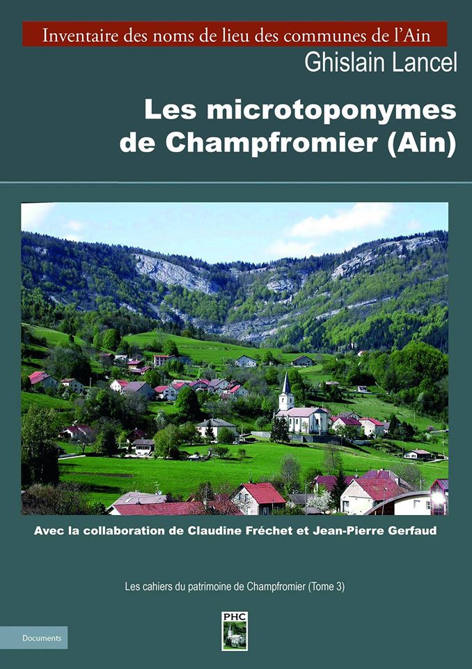 Les Microtoponymes de Champfromier – T.3
