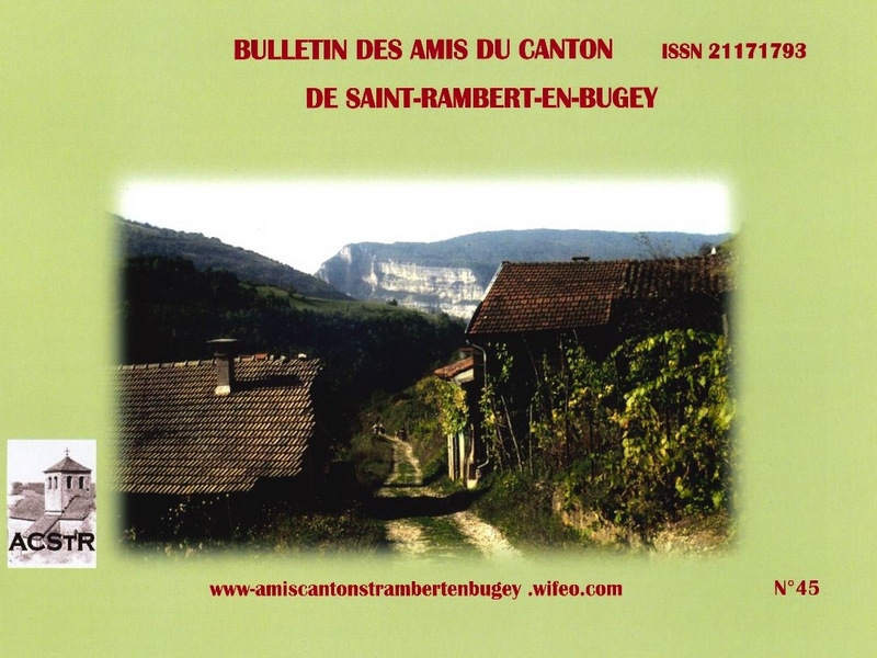 Bulletin des Amis du canton de Saint-Rambert-en-Bugey N°45
