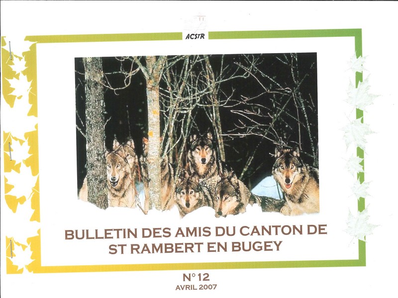 Bulletin des amis du canton de Saint-Rambert-en-Bugey n°12