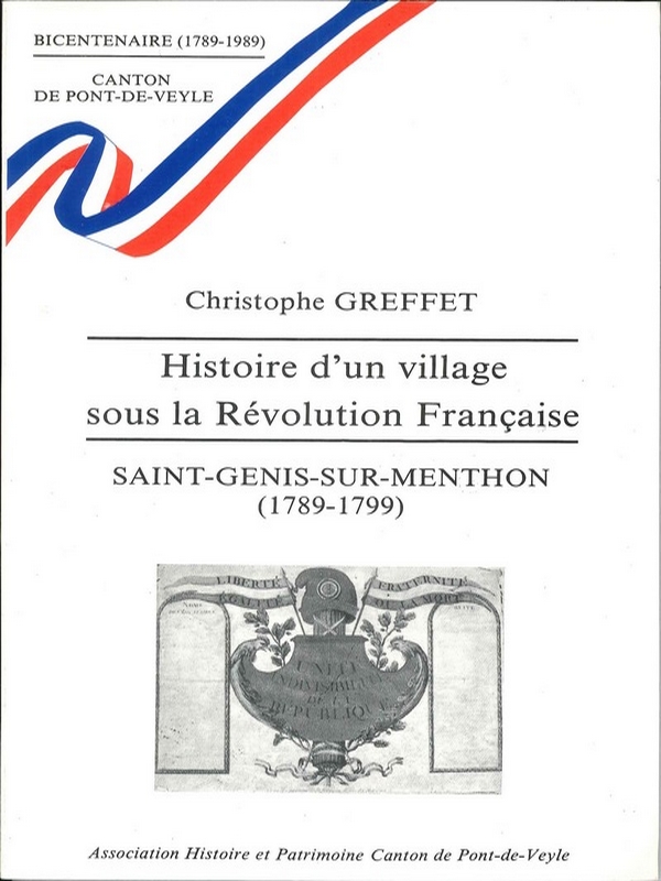 Histoire d&rsquo;un village sous la Révolution française : Saint-Genis-sur-Menthon