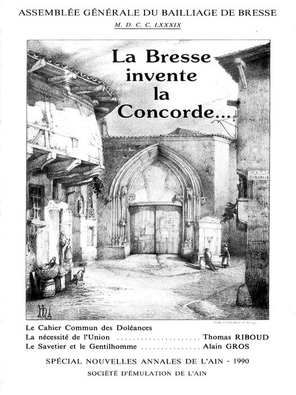 Nouvelles Annales de l&rsquo;Ain 1990 : La Bresse invente la Concorde