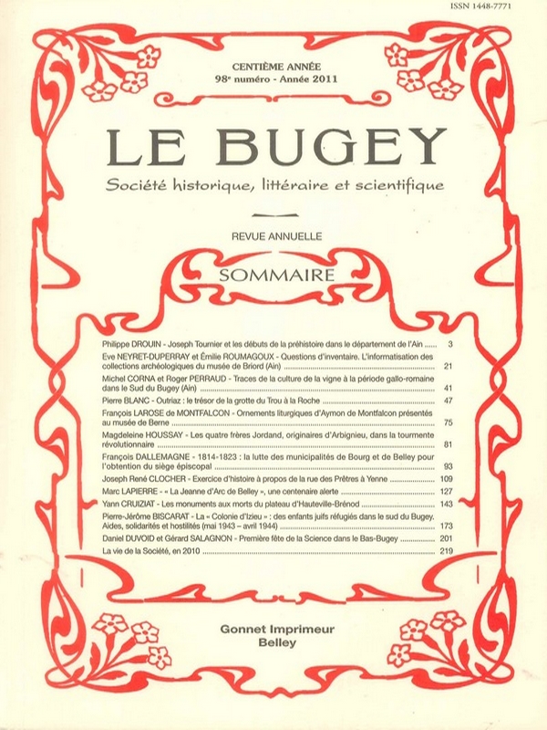 Revue – Le Bugey n°98