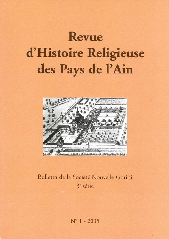 Revue d&rsquo;Histoire Religieuse des pays de l&rsquo;Ain N°1