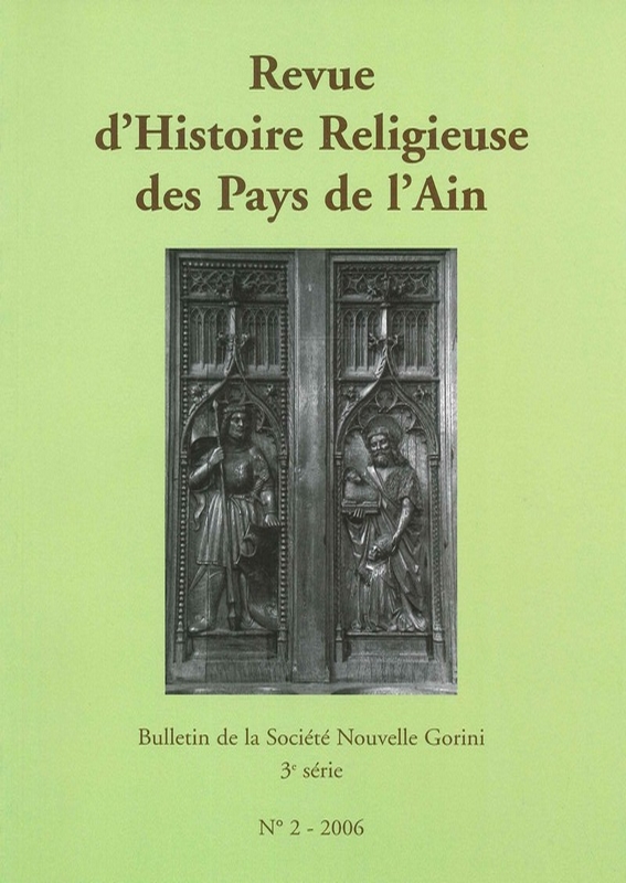 Revue d&rsquo;Histoire Religieuse des Pays de l&rsquo;Ain N°2