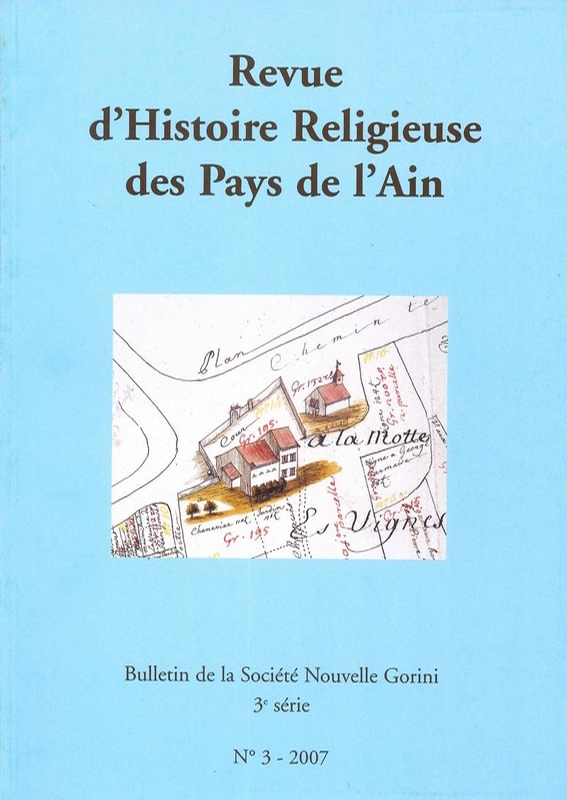 Revue d&rsquo;Histoire Religieuse des Pays de l&rsquo;Ain N°3