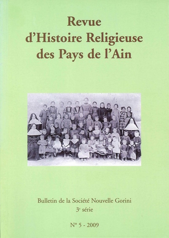 Revue d&rsquo;Histoire Religieuse des Pays de l&rsquo;Ain N°5
