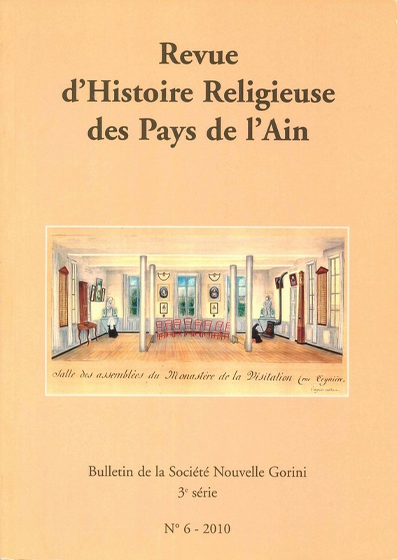 Revue d&rsquo;Histoire Religieuse des Pays de l&rsquo;Ain N°6