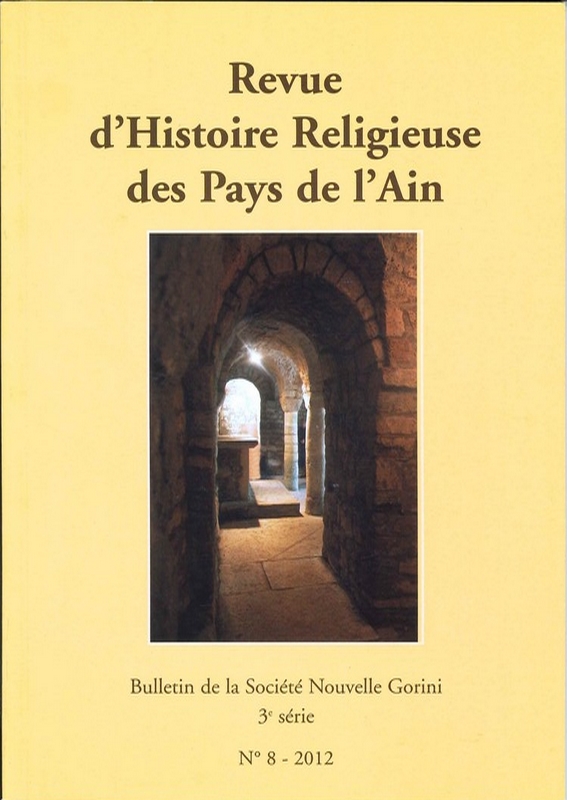 Revue d&rsquo;Histoire Religieuse des Pays de l&rsquo;Ain N°8