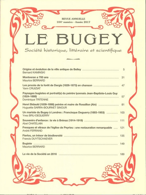 Revue – Le Bugey n°104