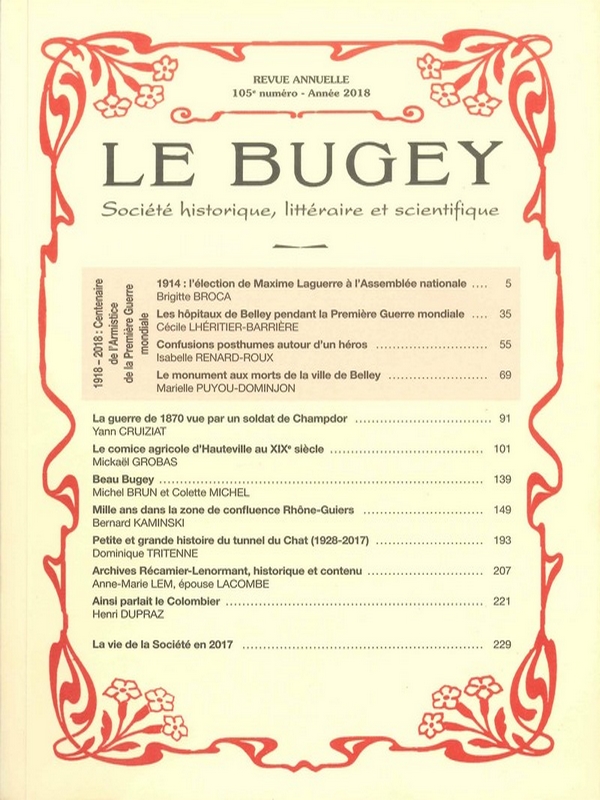 Revue – Le Bugey n°105