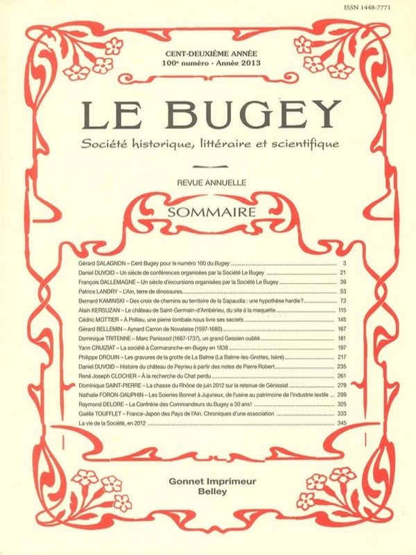 Revue – Le Bugey n°100
