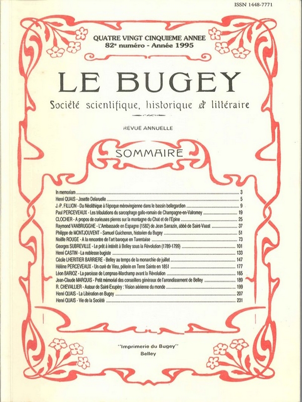 Revue – Le Bugey n°82