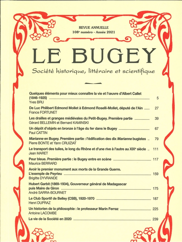 Revue – Le Bugey n°108