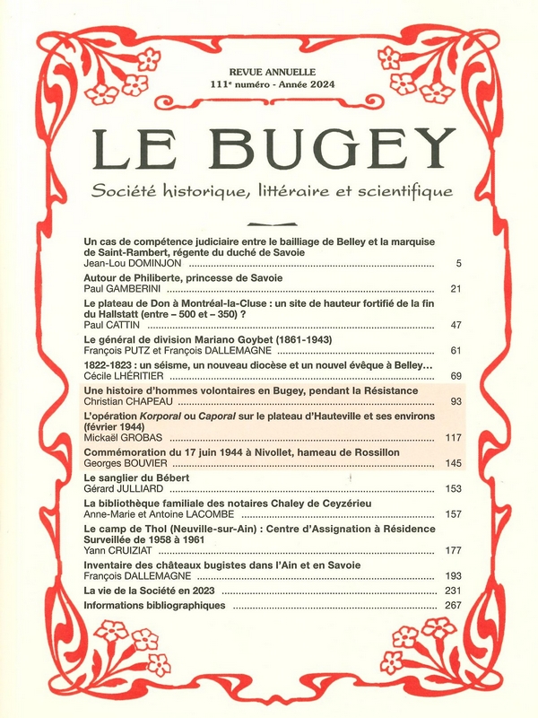 Revue – Le Bugey n°111